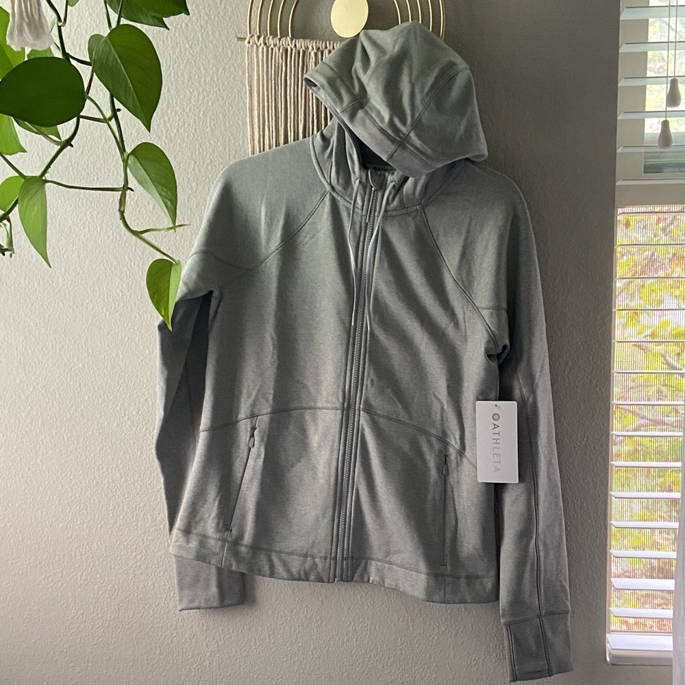 🆕 Athleta Unstoppable Full Zip in Gray